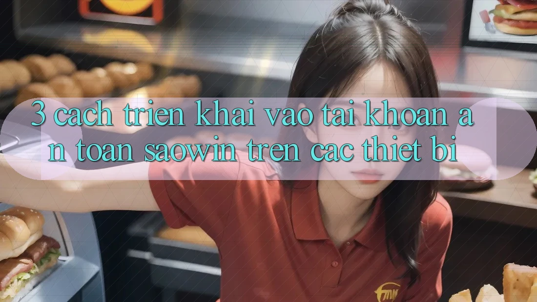 3. Cách triển khai Vào tài khoản An Toàn Saowin Trên Các Thiết Bị 3. Cách triển khai Vào tài khoản An Toàn Saowin Trên Các Thiết Bị