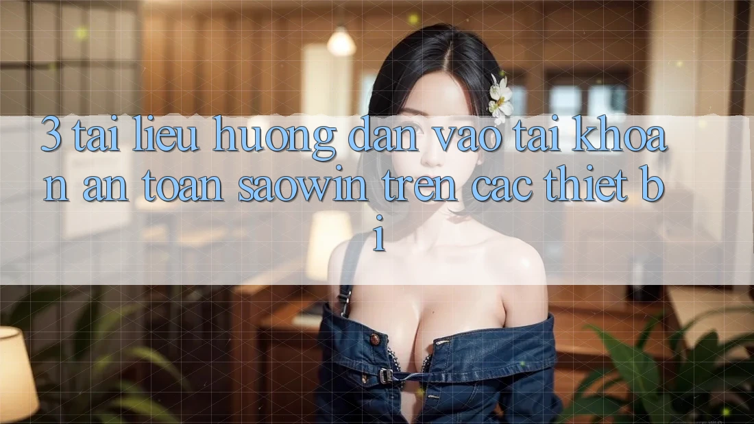 3. Tài liệu hướng dẫn Vào tài khoản An Toàn Saowin Trên Các Thiết Bị 3. Tài liệu hướng dẫn Vào tài khoản An Toàn Saowin Trên Các Thiết Bị