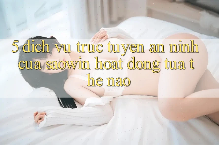 5. Dịch vụ trực tuyến An ninh Của Saowin Hoạt Động Tựa Thế Nào? 5. Dịch vụ trực tuyến An ninh Của Saowin Hoạt Động Tựa Thế Nào?