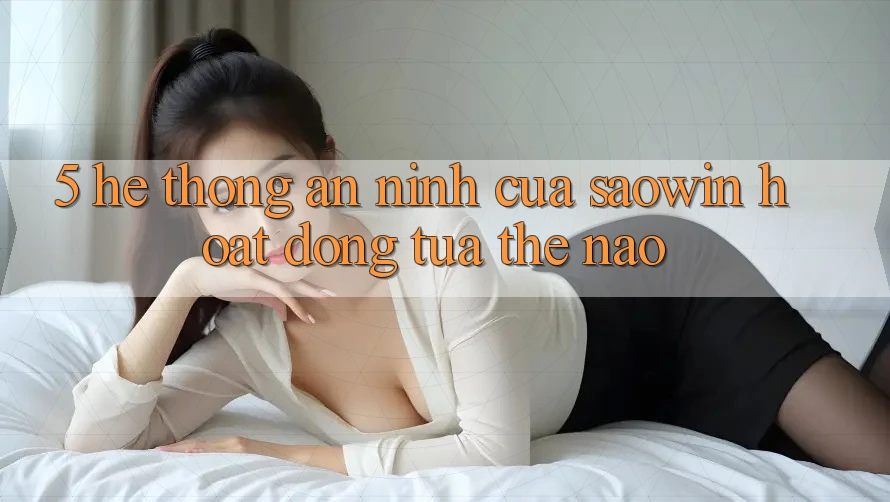 5. Hệ Thống An ninh Của Saowin Hoạt Động Tựa Thế Nào? 5. Hệ Thống An ninh Của Saowin Hoạt Động Tựa Thế Nào?