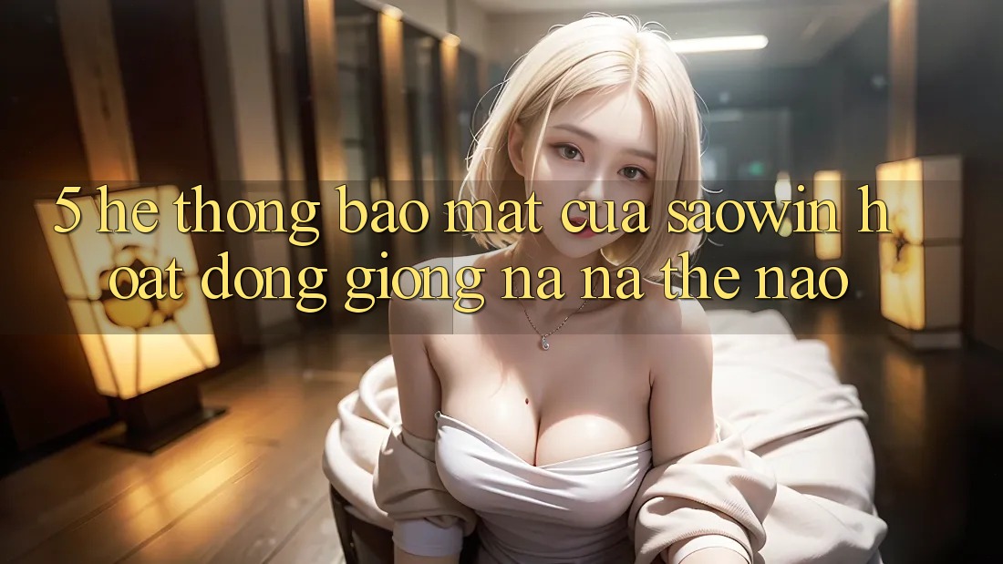5. Hệ Thống Bảo Mật Của Saowin Hoạt Động Giống na ná Thế Nào? 5. Hệ Thống Bảo Mật Của Saowin Hoạt Động Giống na ná Thế Nào?