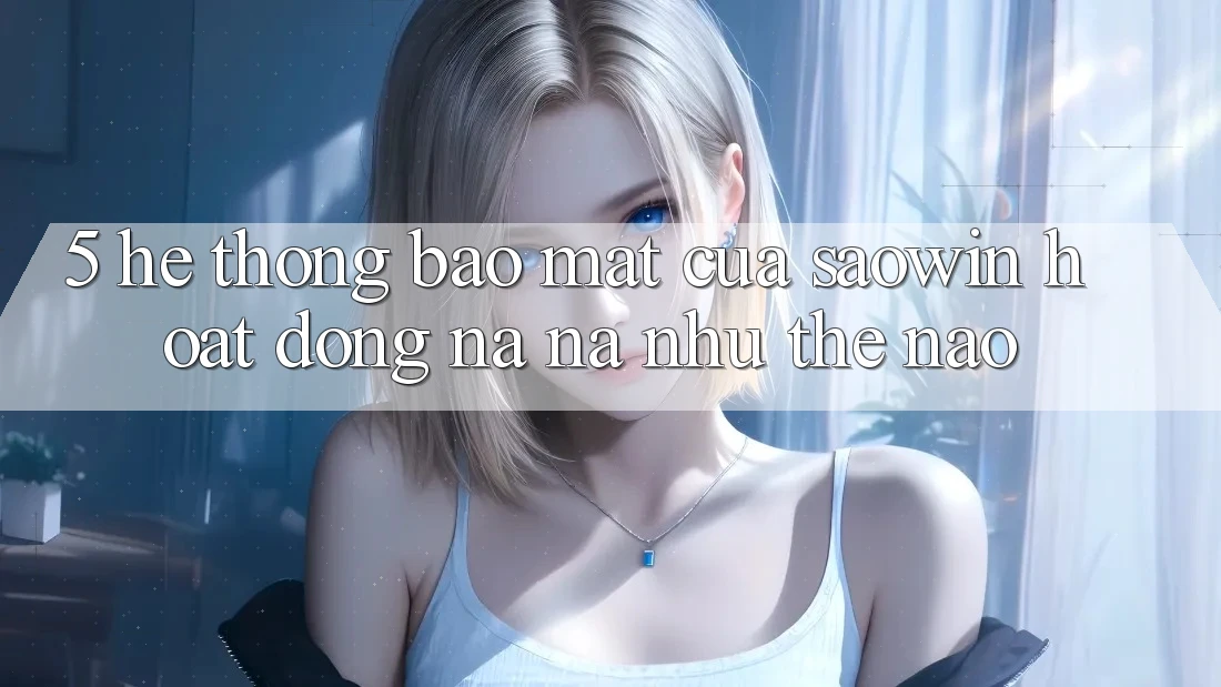 5. Hệ Thống Bảo mật Của Saowin Hoạt Động Na ná như Thế Nào?