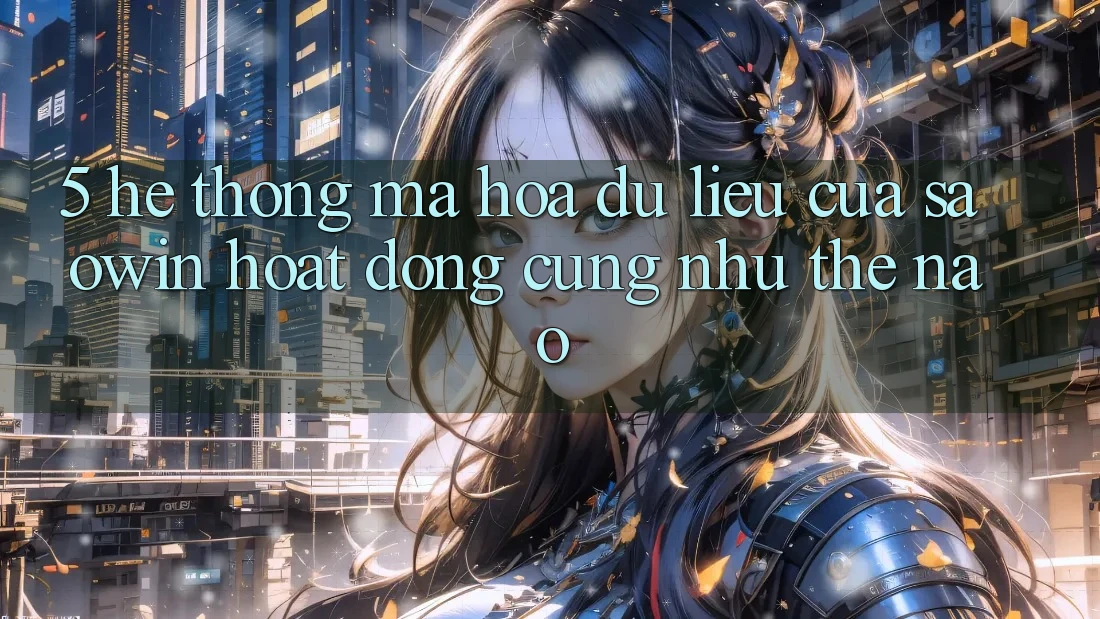 5. Hệ Thống Mã hóa dữ liệu Của Saowin Hoạt Động Cũng như Thế Nào? 5. Hệ Thống Mã hóa dữ liệu Của Saowin Hoạt Động Cũng như Thế Nào?