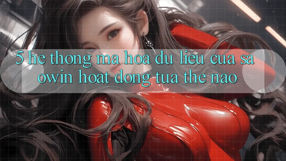 5. Hệ Thống Mã hóa dữ liệu Của Saowin Hoạt Động Tựa Thế Nào? 5. Hệ Thống Mã hóa dữ liệu Của Saowin Hoạt Động Tựa Thế Nào?