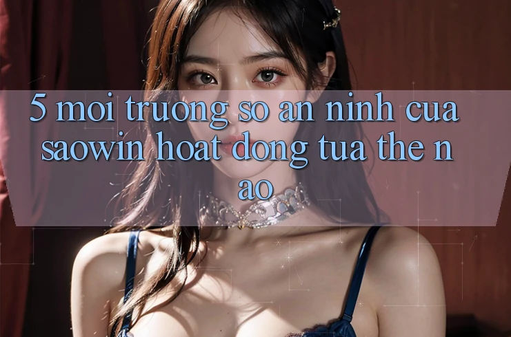 5. Môi trường số An ninh Của Saowin Hoạt Động Tựa Thế Nào?