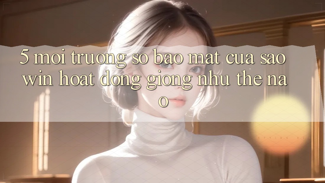 5. Môi trường số Bảo Mật Của Saowin Hoạt Động Giống như Thế Nào?