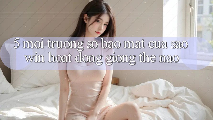 5. Môi trường số Bảo Mật Của Saowin Hoạt Động Giống Thế Nào? 5. Môi trường số Bảo Mật Của Saowin Hoạt Động Giống Thế Nào?