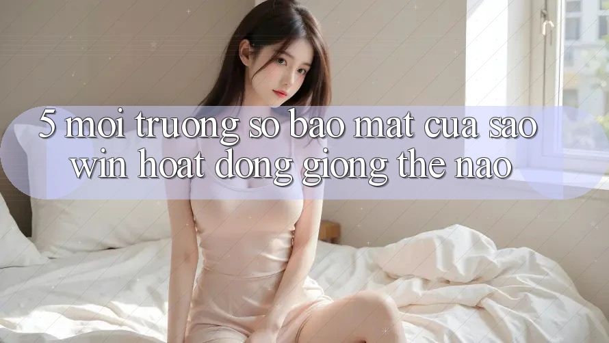 5. Môi trường số Bảo Mật Của Saowin Hoạt Động Giống Thế Nào?