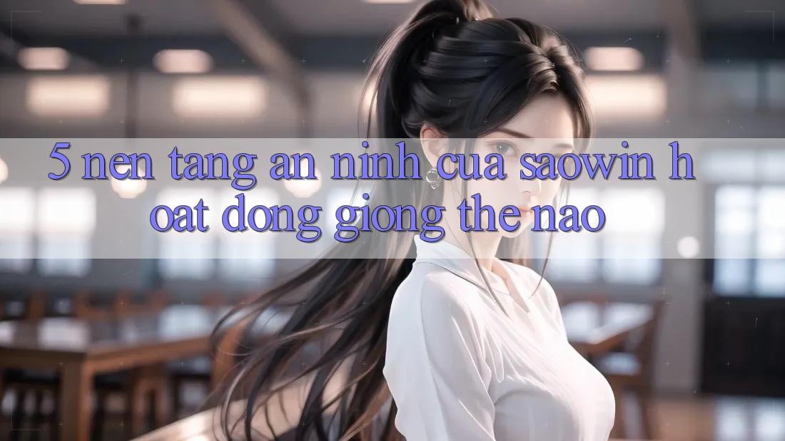 5. Nền tảng An ninh Của Saowin Hoạt Động Giống Thế Nào? 5. Nền tảng An ninh Của Saowin Hoạt Động Giống Thế Nào?