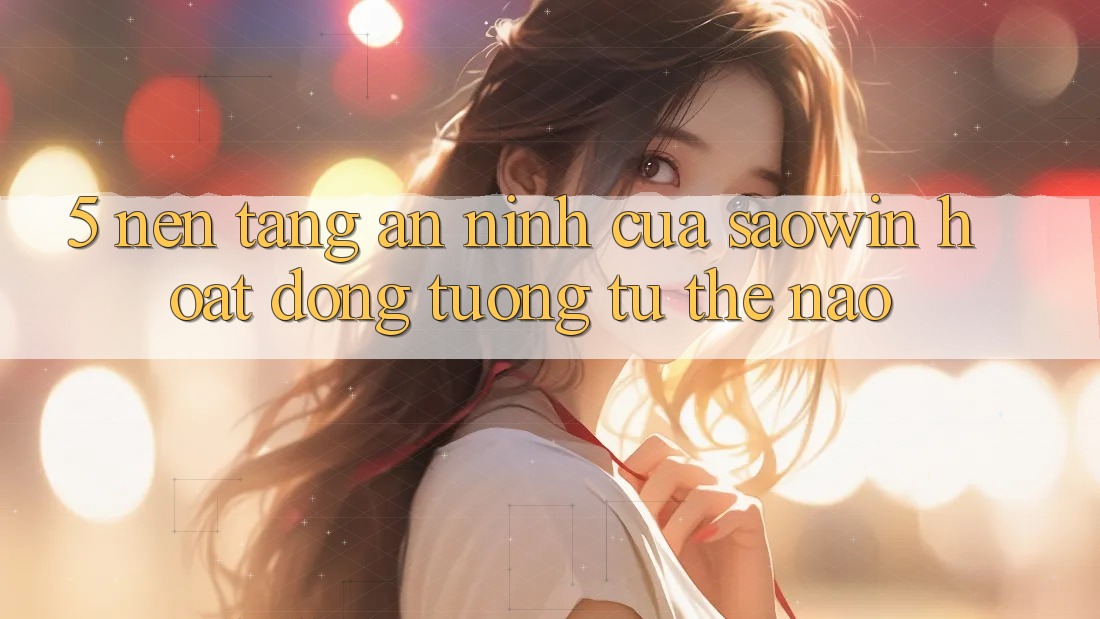 5. Nền tảng An ninh Của Saowin Hoạt Động Tương tự Thế Nào? 5. Nền tảng An ninh Của Saowin Hoạt Động Tương tự Thế Nào?