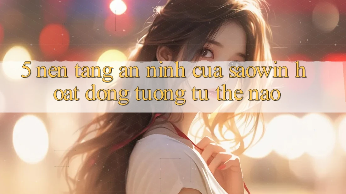 5. Nền tảng An ninh Của Saowin Hoạt Động Tương tự Thế Nào?