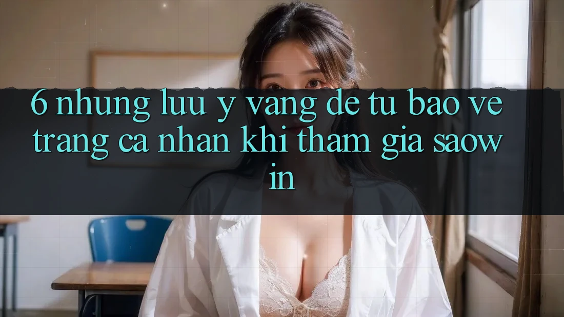 6. Những Lưu Ý Vàng Để Tự Bảo Vệ Trang cá nhân Khi Tham Gia Saowin