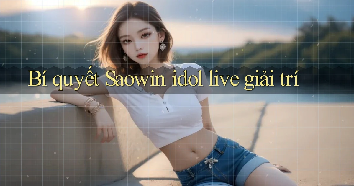 Bí quyết Saowin idol live giải trí