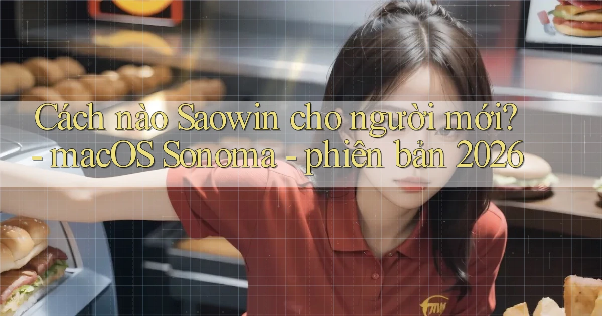 Cách nào Saowin cho người mới   macOS Sonoma   phiên bản 2026