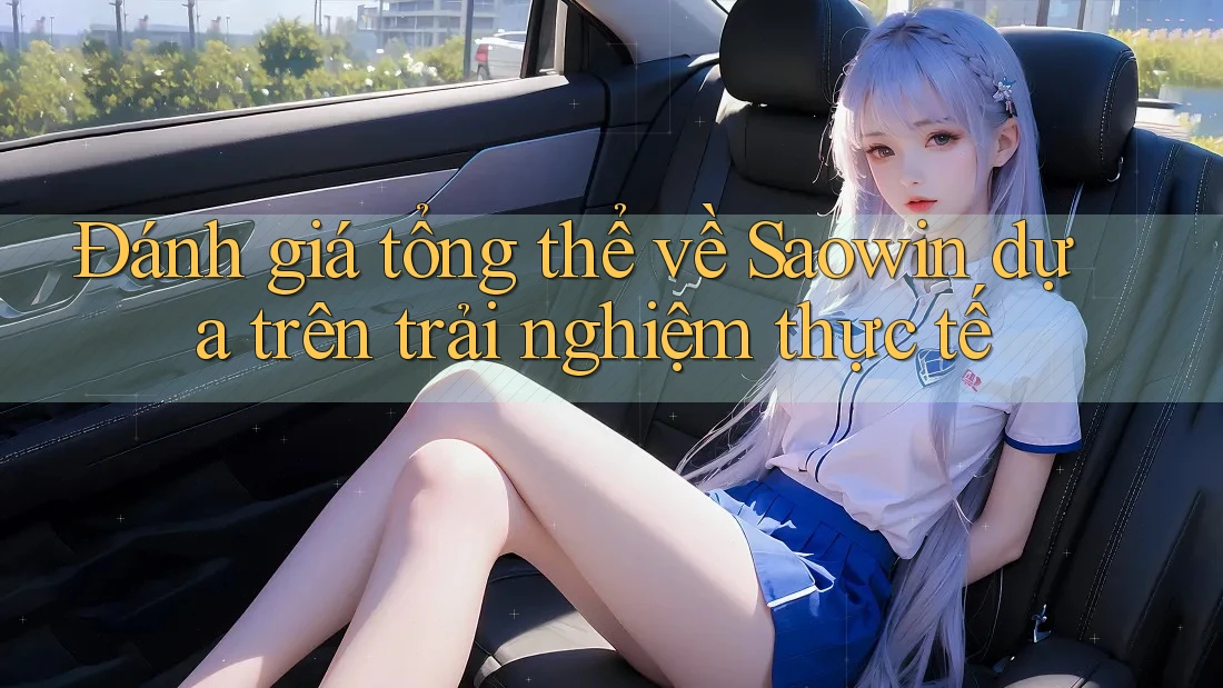 Đánh giá tổng thể về Saowin dựa trên trải nghiệm thực tế Đánh giá tổng thể về Saowin dựa trên trải nghiệm thực tế
