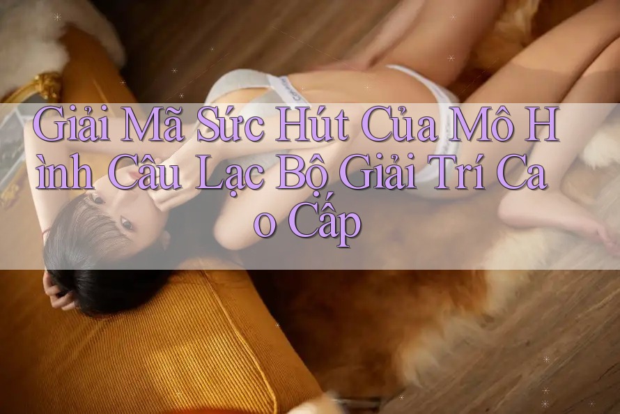 Giải Mã Sức Hút Của Mô Hình Câu Lạc Bộ Giải Trí Cao Cấp Giải Mã Sức Hút Của Mô Hình Câu Lạc Bộ Giải Trí Cao Cấp