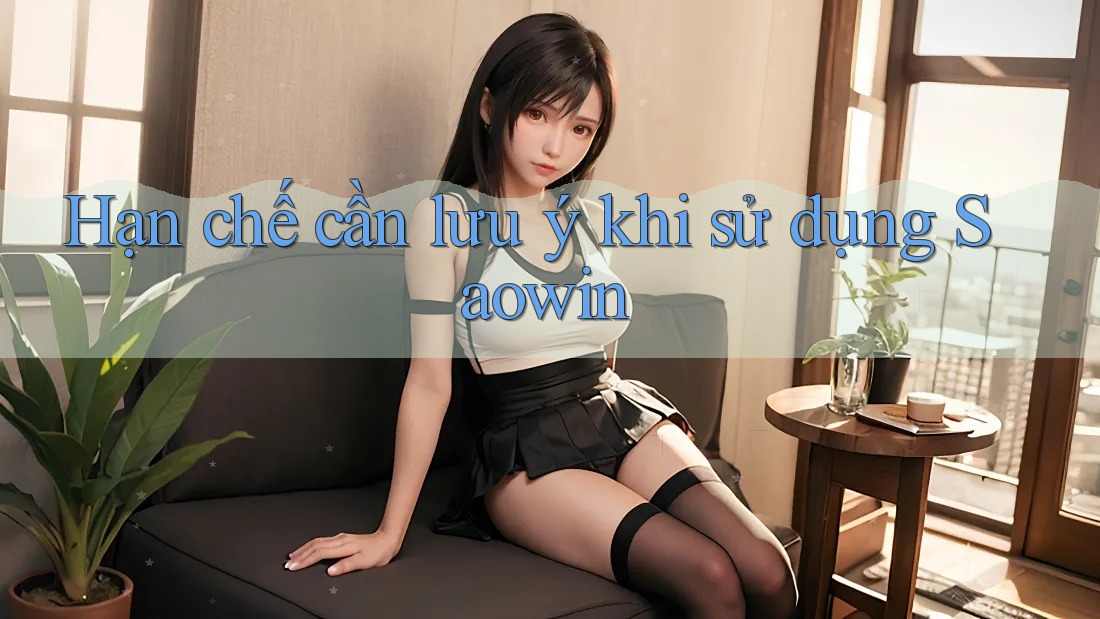 Hạn chế cần lưu ý khi sử dụng Saowin