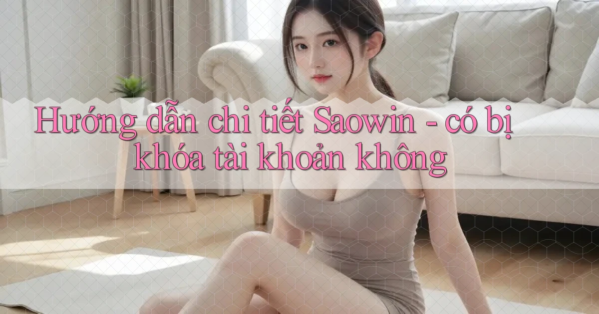 Hướng dẫn chi tiết Saowin   có bị khóa tài khoản không