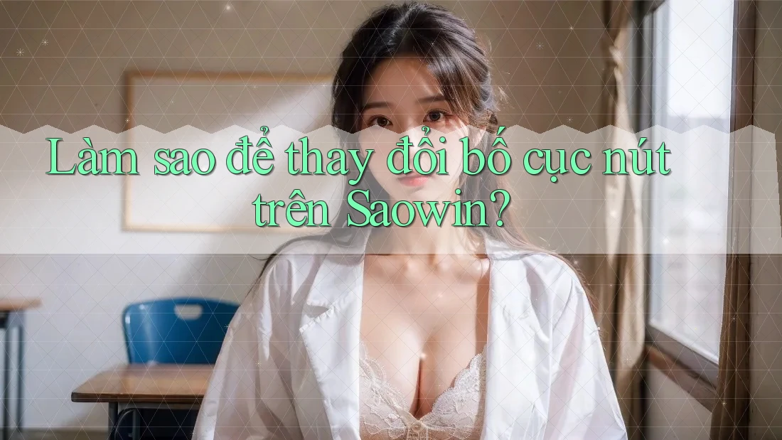 Làm sao để thay đổi bố cục nút trên Saowin? Làm sao để thay đổi bố cục nút trên Saowin?