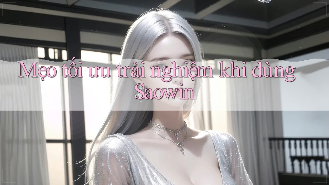 Mẹo tối ưu trải nghiệm khi dùng Saowin