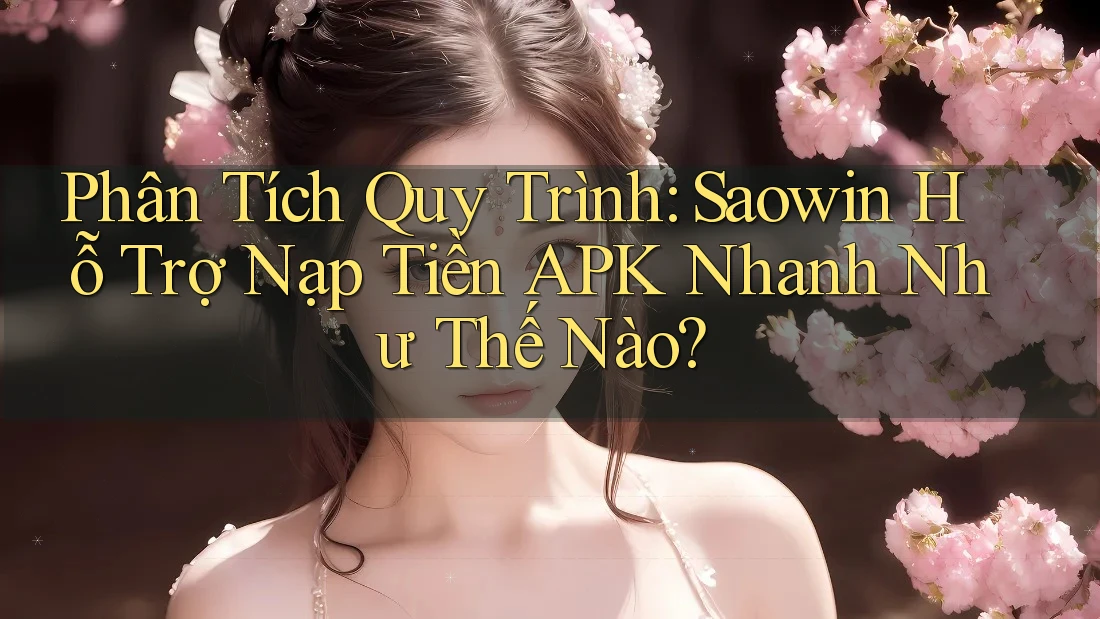 Phân Tích Quy Trình: Saowin Hỗ Trợ Nạp Tiền APK Nhanh Như Thế Nào?