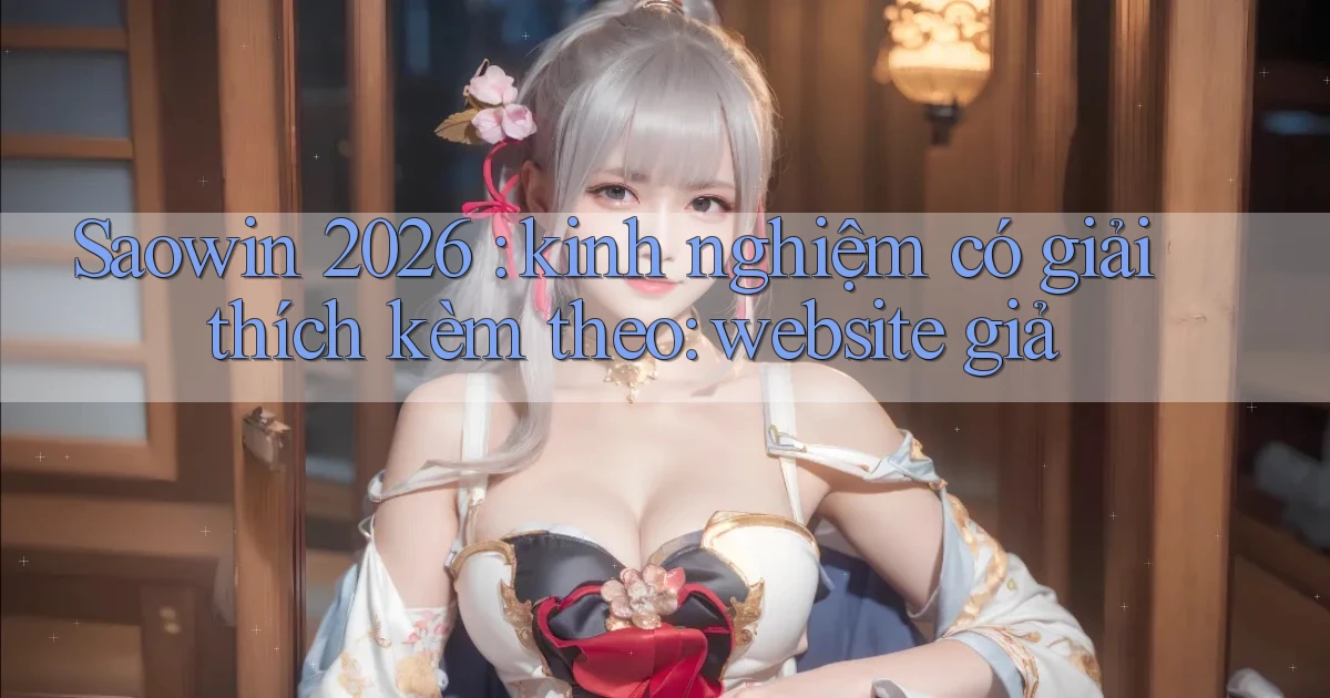 Saowin 2026 kinh nghiệm có giải thích kèm theo website giả