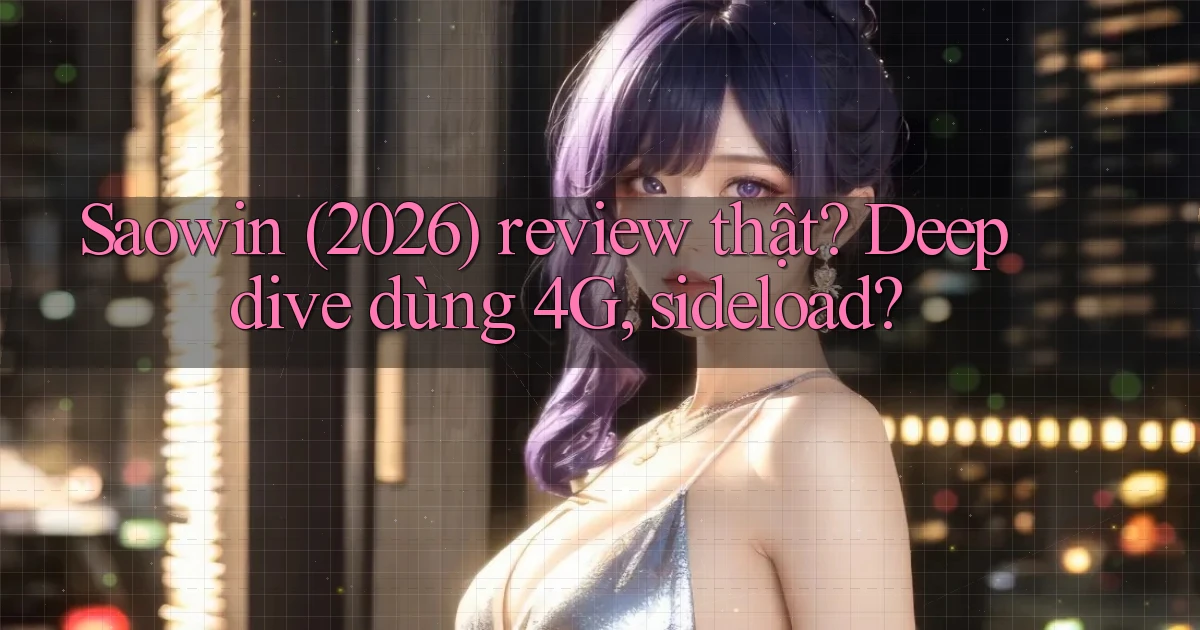 saowin (2026) review thật deep dive dùng 4G, sideload