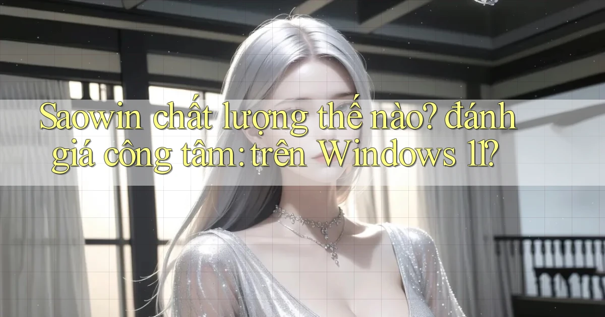 Saowin chất lượng thế nào đánh giá công tâm trên Windows 11