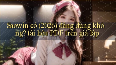 Saowin có (2026) đáng dùng không tài liệu PDF trên giả lập