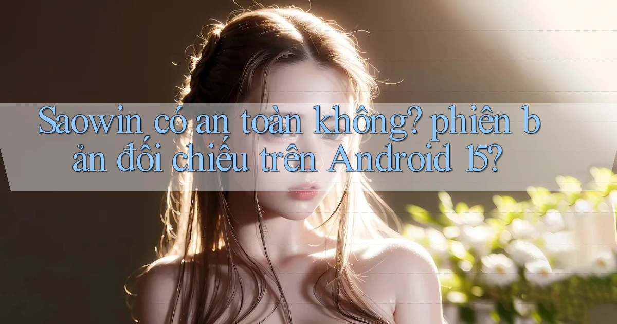Saowin có an toàn không phiên bản đối chiếu trên Android 15