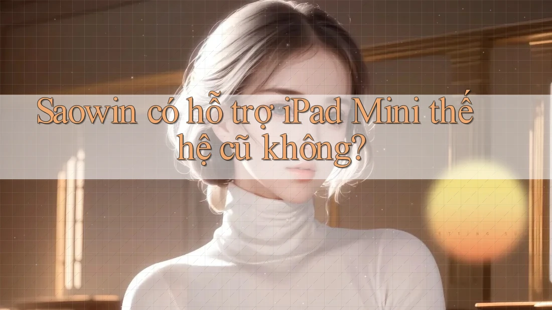 Saowin có hỗ trợ iPad Mini thế hệ cũ không? Saowin có hỗ trợ iPad Mini thế hệ cũ không?