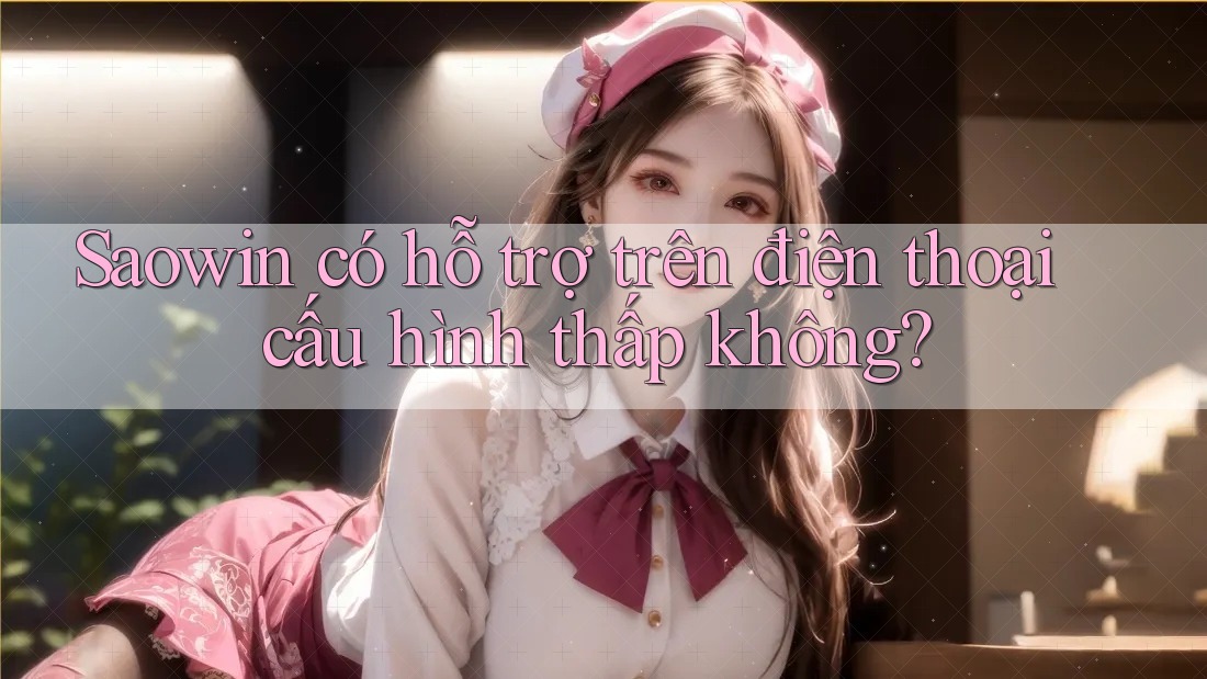 Saowin có hỗ trợ trên điện thoại cấu hình thấp không? Saowin có hỗ trợ trên điện thoại cấu hình thấp không?