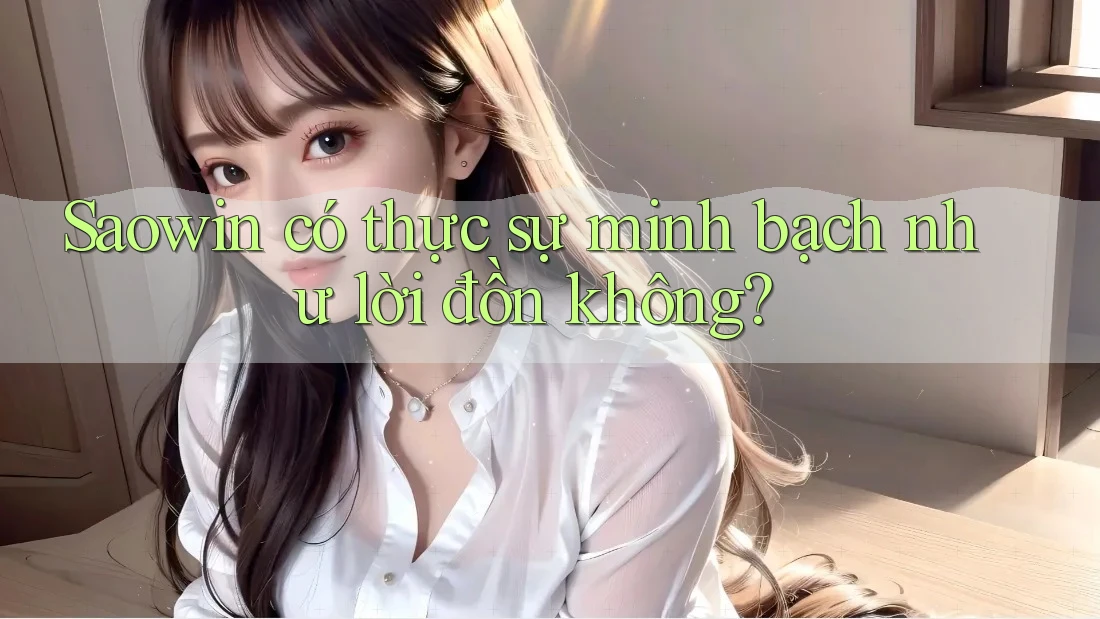 Saowin có thực sự minh bạch như lời đồn không?