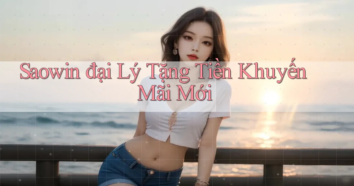 saowin  đại lý tặng tiền khuyến mãi mới