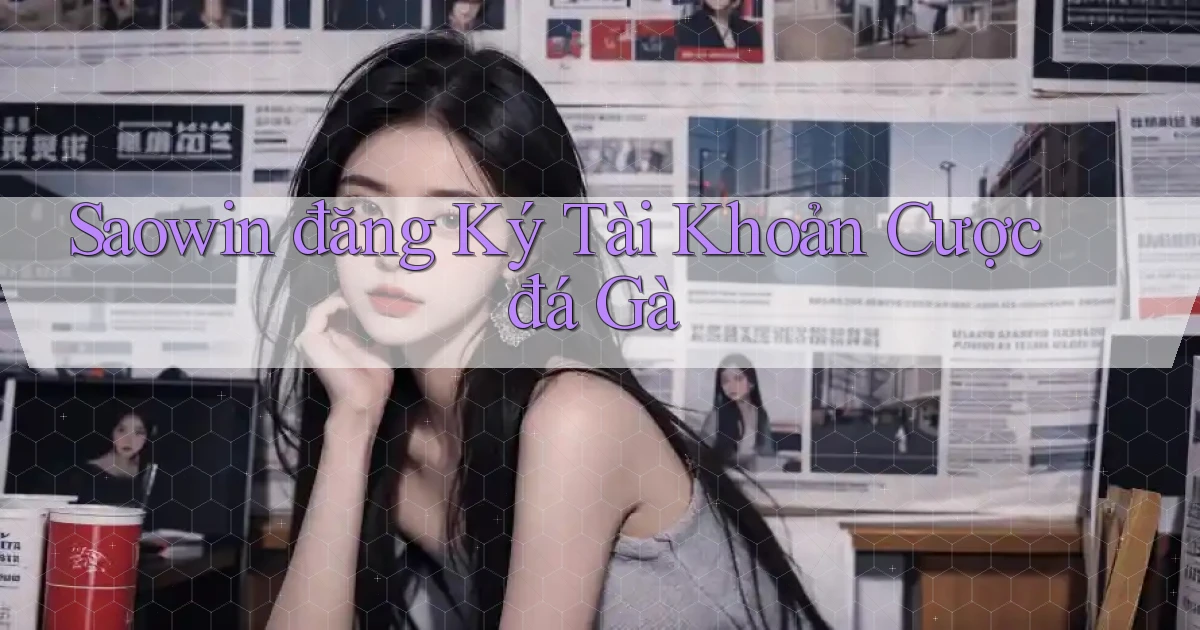saowin  đăng ký tài khoản cược đá gà