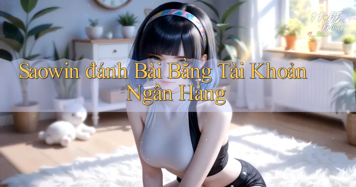 saowin  đánh bài bằng tài khoản ngân hàng