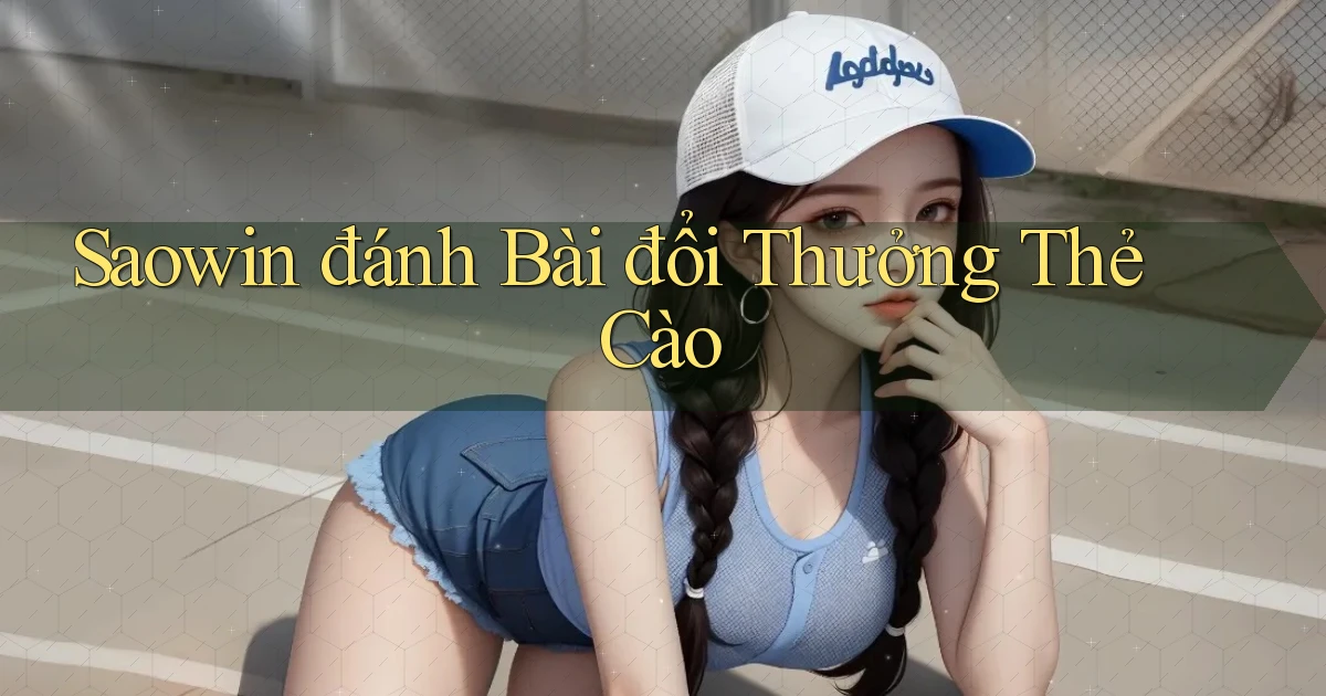 saowin  đánh bài đổi thưởng thẻ cào