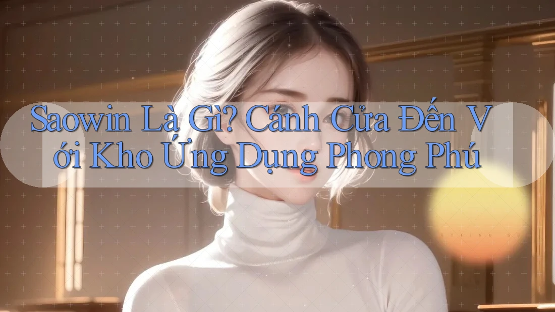 Saowin Là Gì? Cánh Cửa Đến Với Kho Ứng Dụng Phong Phú Saowin Là Gì? Cánh Cửa Đến Với Kho Ứng Dụng Phong Phú