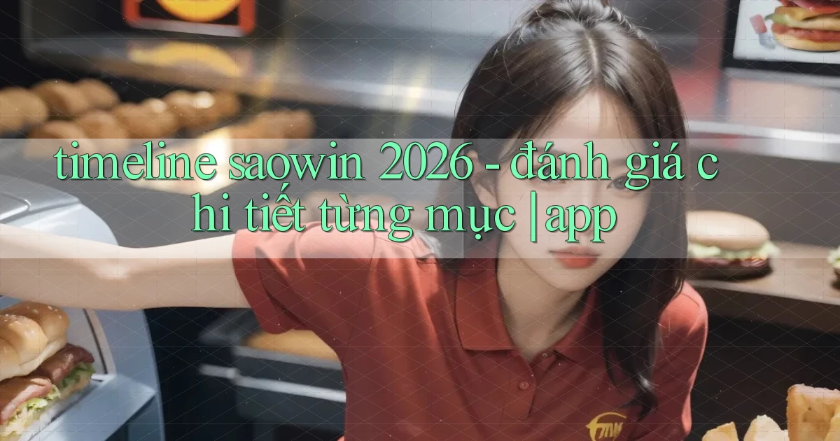timeline saowin 2026   đánh giá chi tiết từng mục app